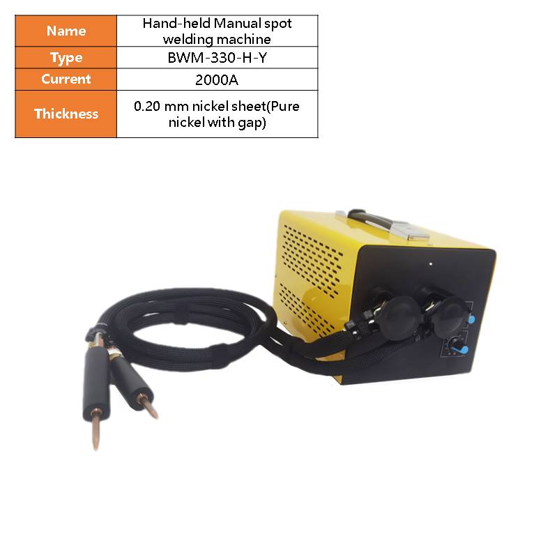 BWM-330 Manual Handheld spot welding machine for battery pack with 18650 assembly of power tools for power banks