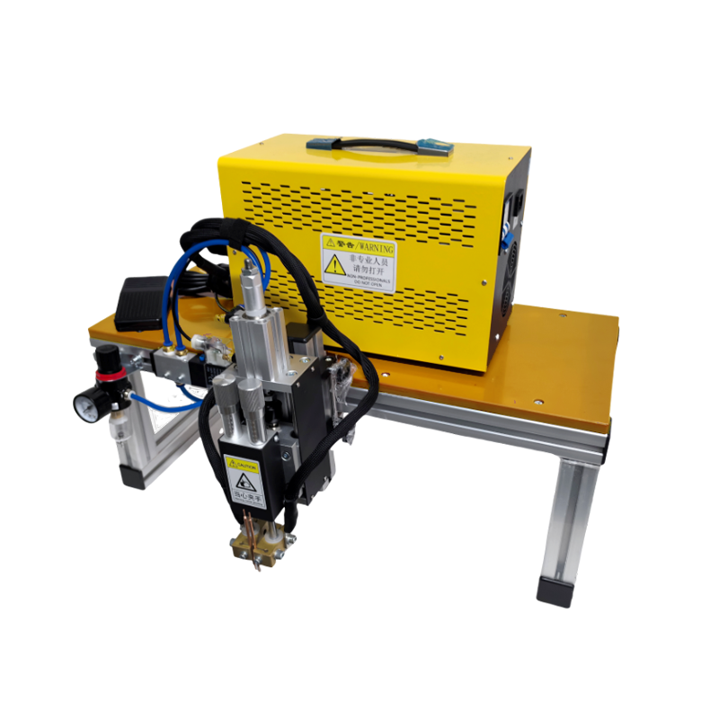 BWS-550 Pneumatic semi-automatic lithium battery spot welding machine Assembly of power banks and electric tools
