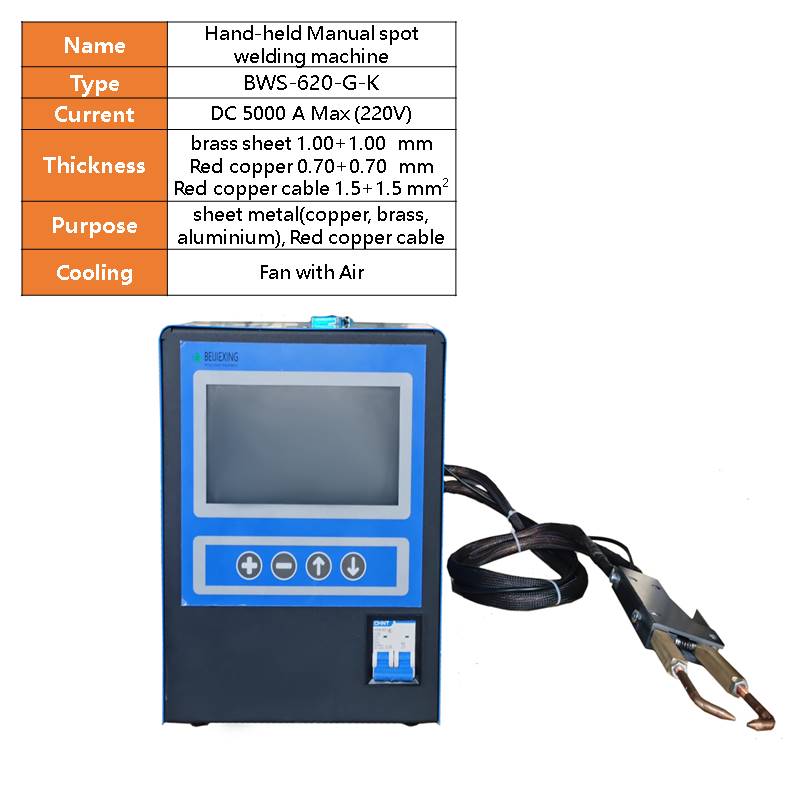 BWM-620 Pneumatic semi-automatic  Intermediate frequency DC  precision resistance butt welding machine for wire harness copper terminals motors, copper sheets