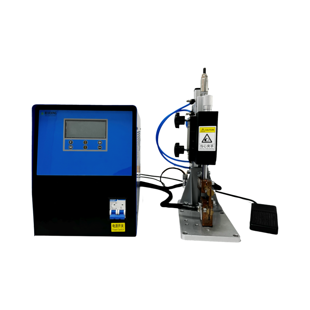 BWS-635 Desktop medium frequency DC brass butt welding copper wire harness aluminum resistance welding semi-automatic steel metal spot welding machine