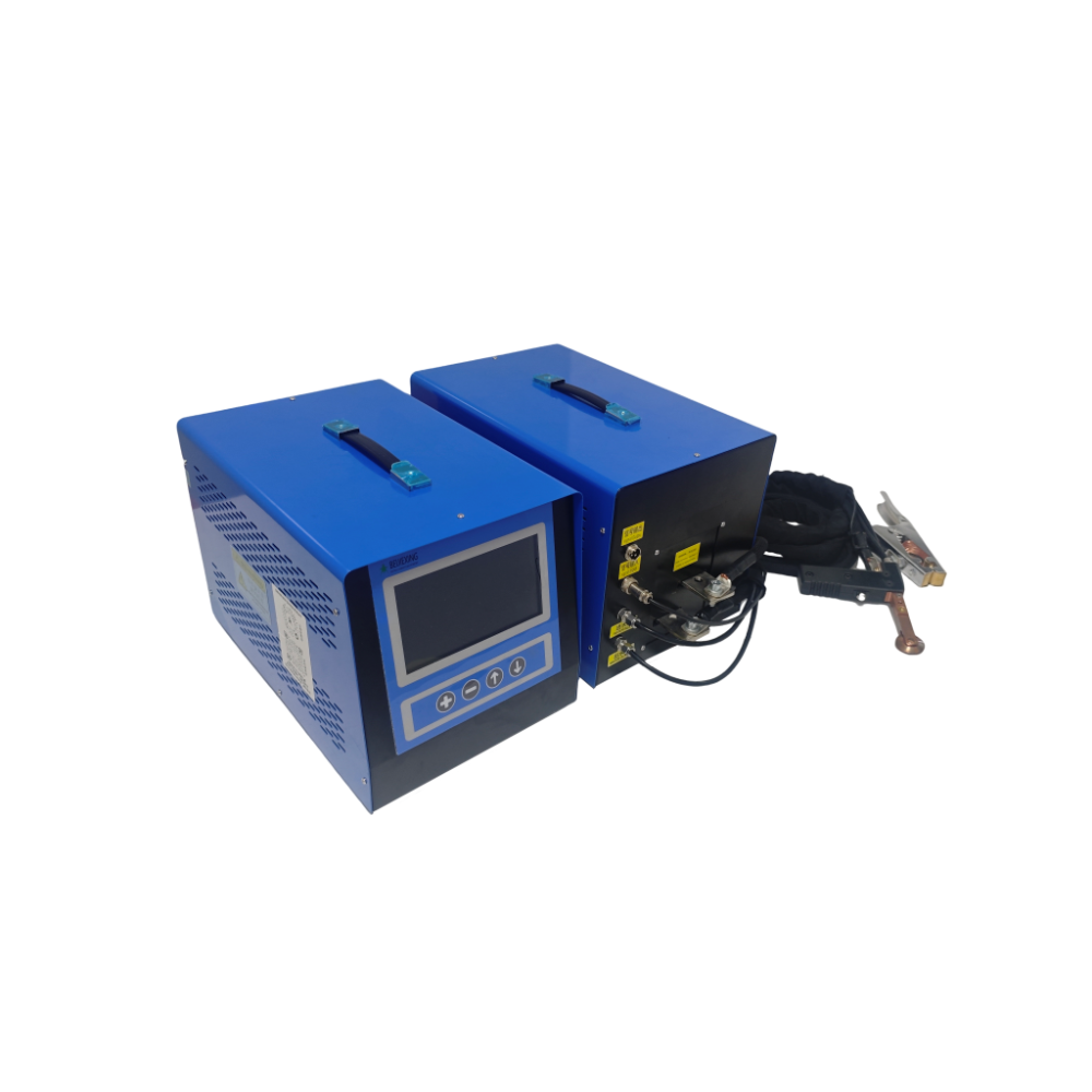 BWM-600 Mobile handheld resistance medium-frequency inverter DC brass purple copper plate stainless steel wire mesh filter rolling weld sealing plate
