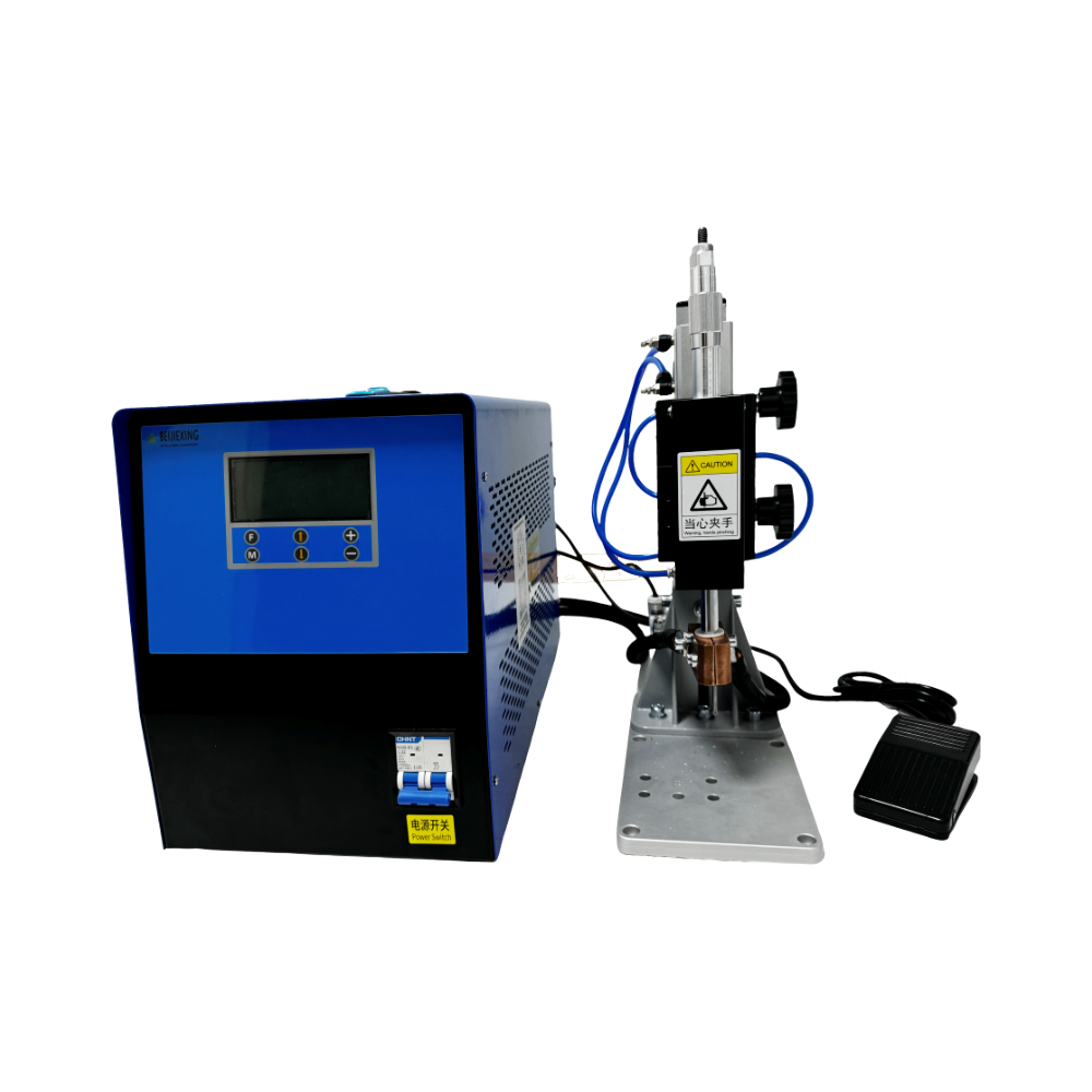 BWS-645 Mediumfrequency DC purple copper wire harness enameled wire aluminum circuit board resistance welding semi-automatic steel metal spot welding machine