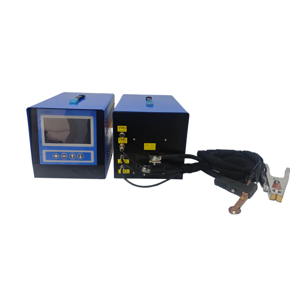 BWM-600 Mobile handheld resistance medium-frequency inverter DC brass purple copper plate stainless steel wire mesh filter rolling weld sealing plate