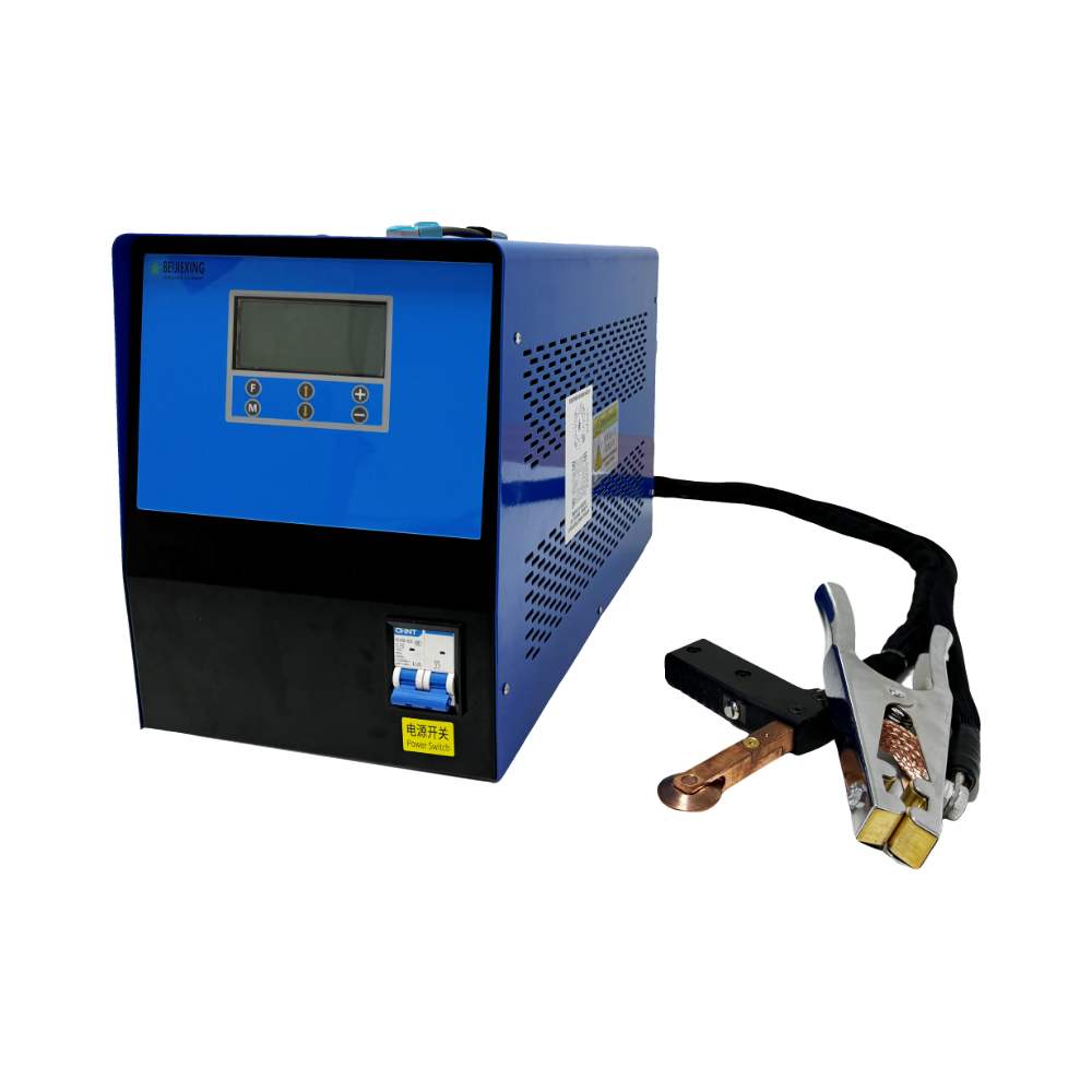 BWM-605 Mobile handheld resistance medium frequency inverter DC brass purple copper plate stainless steel wire mesh filter roller welding sealing plate