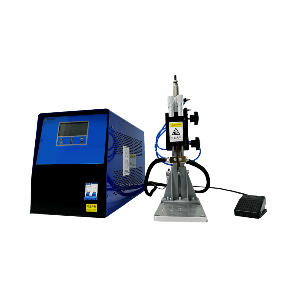 BWS-635 Desktop medium frequency DC brass butt welding copper wire harness aluminum resistance welding semi-automatic steel metal spot welding machine