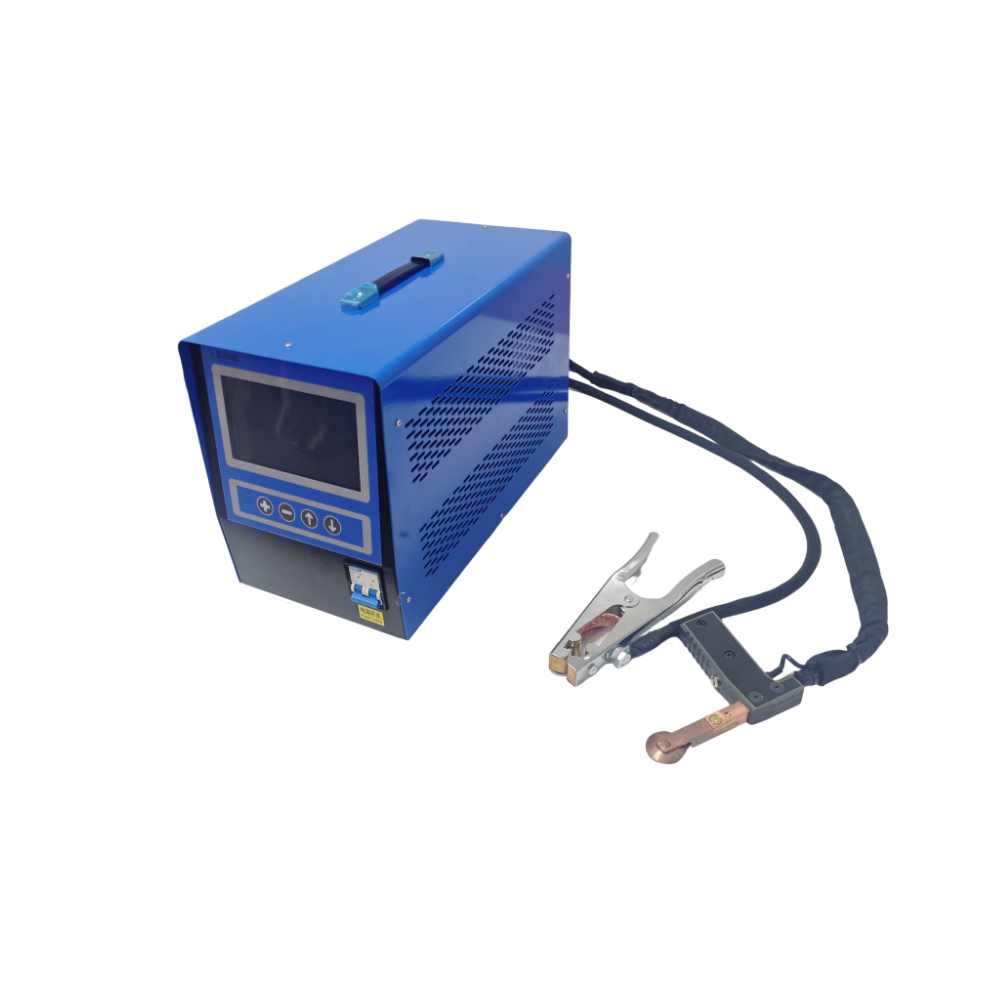 BWM-600 Mobile handheld resistance medium-frequency inverter DC brass purple copper plate stainless steel wire mesh filter rolling weld sealing plate
