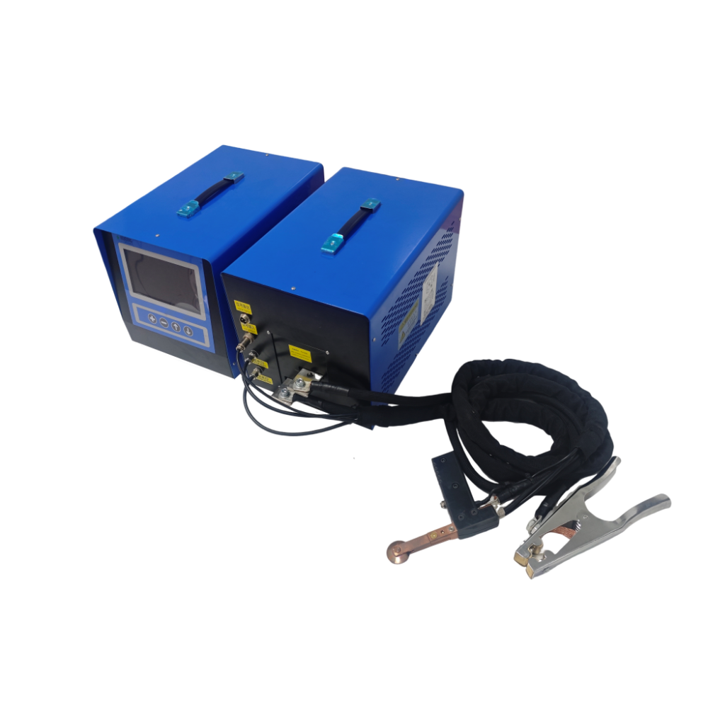 BWM-600 Mobile handheld resistance medium-frequency inverter DC brass purple copper plate stainless steel wire mesh filter rolling weld sealing plate