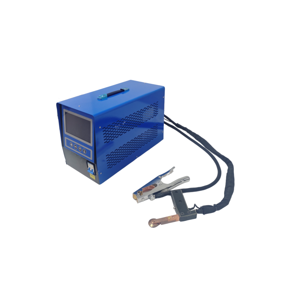 BWM-600 Mobile handheld resistance medium-frequency inverter DC brass purple copper plate stainless steel wire mesh filter rolling weld sealing plate