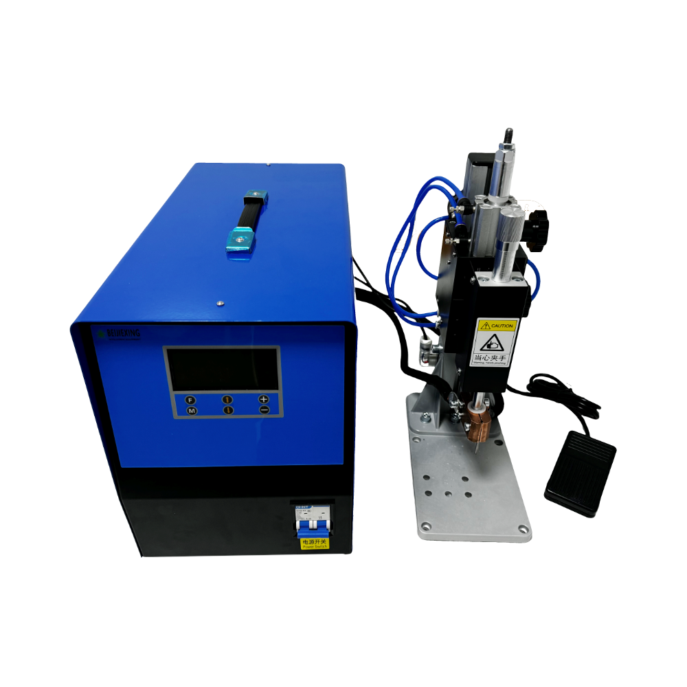 BWS-645 Mediumfrequency DC purple copper wire harness enameled wire aluminum circuit board resistance welding semi-automatic steel metal spot welding machine