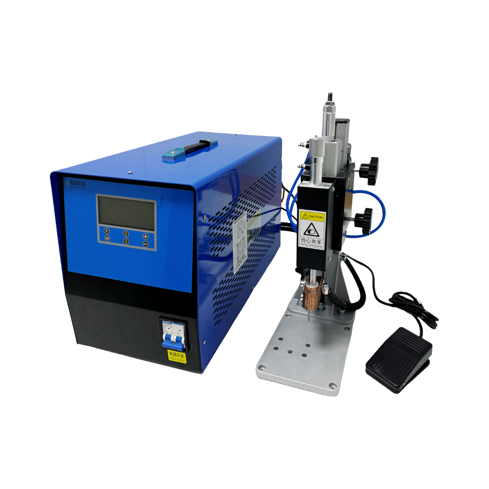 BWS-645 Mediumfrequency DC purple copper wire harness enameled wire aluminum circuit board resistance welding semi-automatic steel metal spot welding machine